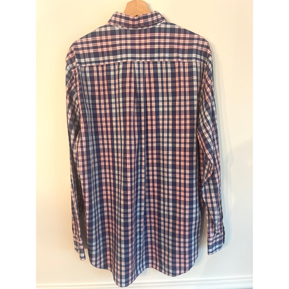 Vineyard Vines Men's Slim Fit Whale Shirt Plaid 100% Cotton Size Large - Picture 4 of 9